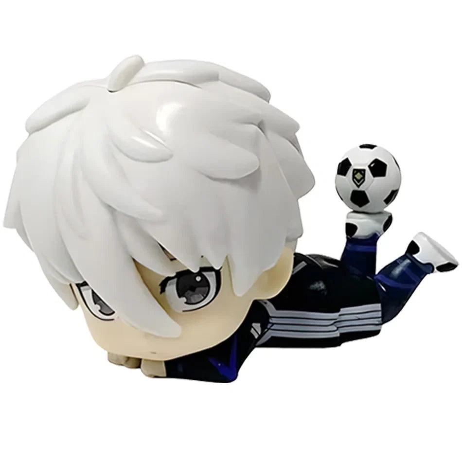 Anime Blue Lock Isagi Yoichi Nagi Seishiro Cosplay Figure Collectible Cartoon Character Ornament Pet Model Kit for Fans