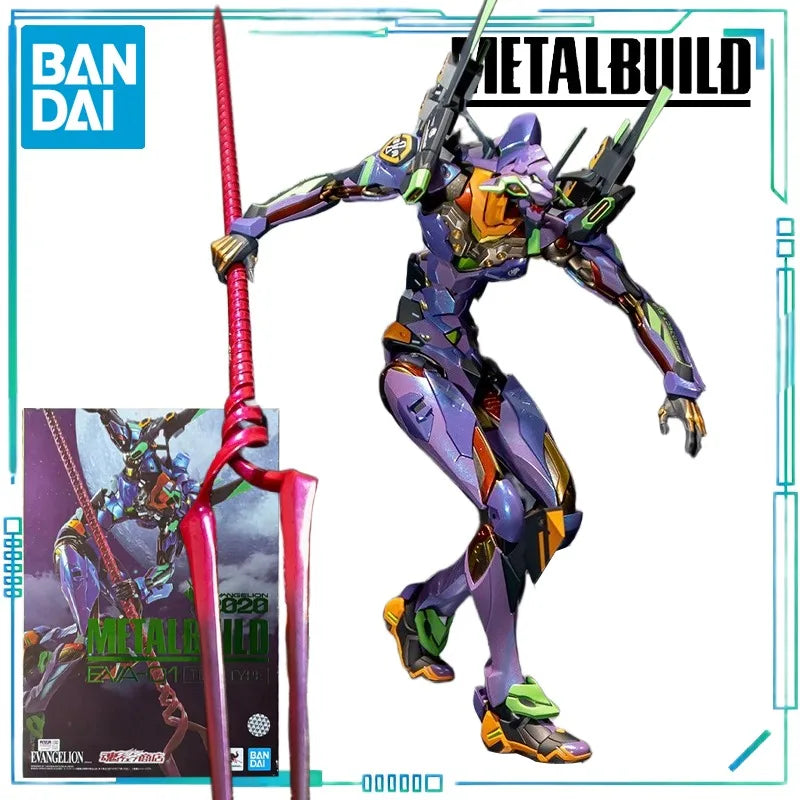 BANDAI Genuine METAL BUILD Series Neon Genesis Evangelion，Evangelion Unit-01 [EVA2020] Finished Product Movable Model As A Gift