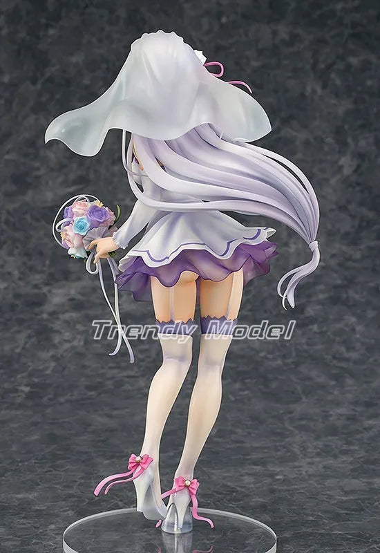 In Stock Original Phat! Re: ZERO - Starting Life in Another World Emilia 1/7 Action Figure Model Figures Toys Gifts Collection