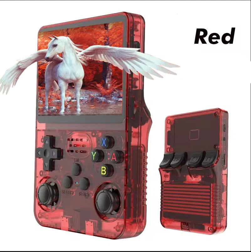 R36S Retro Handheld Video Game Console Linux System 3.5 Inch IPS Screen Gaming Device Portable Pocket Video Player 64GB 128GB