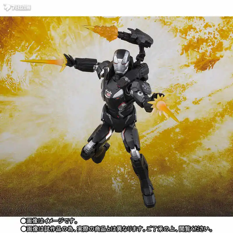 Bandai Original MODEL KIT SHF Infinity War War Machine Character Model Toy Gift Collection Anime Figure Model Toy
