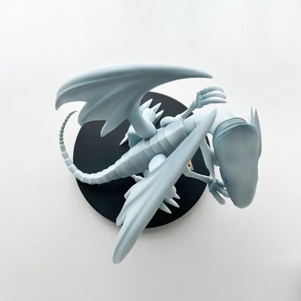 Bandai Original KONAMI Monsters Blue-Eyed White Dragon Yu-Gi-Oh! Anime Figure Action Figurine Toys PVC Model Collection Doll
