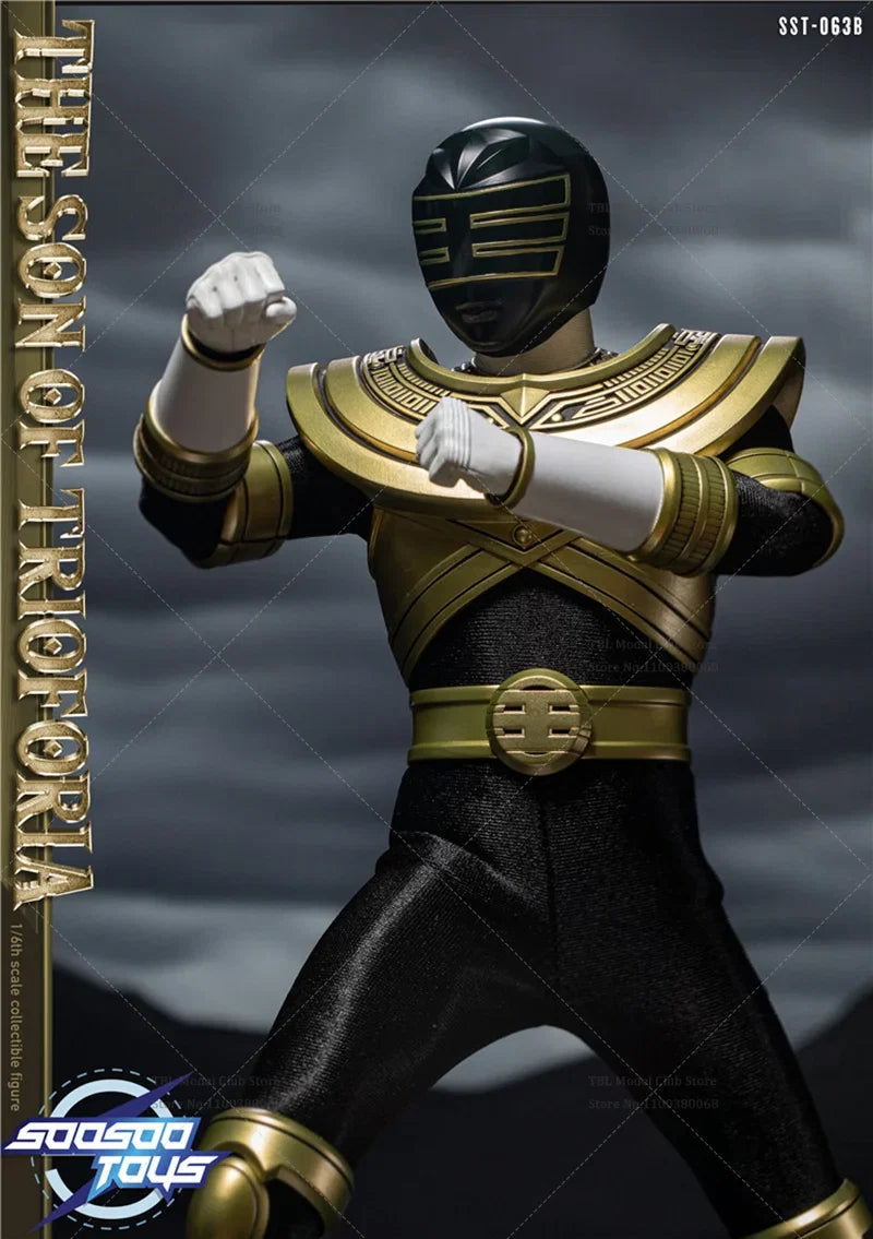 In Stock Soosootoys SST-063B 1/6 Scale Chouriki Sentai Ohranger Gold Warrior 12-inch Full Set Action Figure Male Soldier Toys