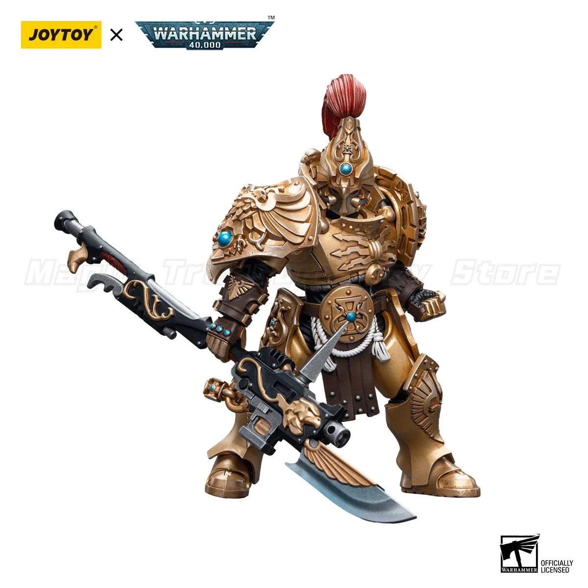 【In stock】JOYTOY Warhammer 40K Adeptus Custodes Custodian Guard with Guardian Spear 1/18 Action Figure Model Toy