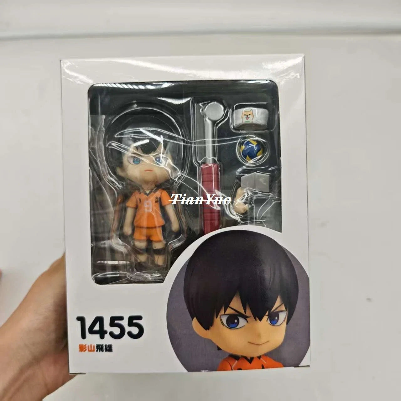 Anime Haikyuu!! Volleyball boy Hinata Shoyo 1411 Tobio Kageyama 1455 Articulated Figure Car Decoration 10CM