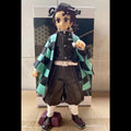 Demon Slayer Ros Series Large Tanjiro Nezuko Agatsuma Zenitsu Standing Figure Collectible Model Desktop Decoration