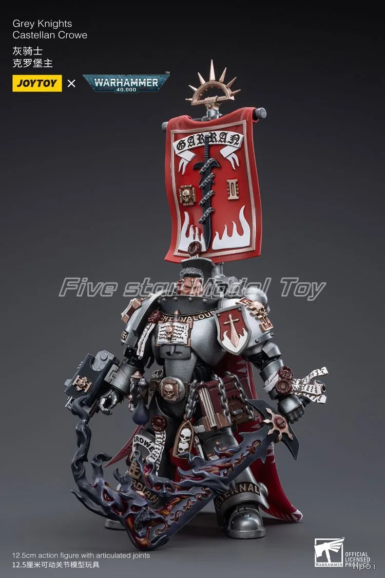 【In stock】Original JOYTOY Grey Knights Castellan Crowe 1/18 Action Figures Anime Models Toys Gifts Collection