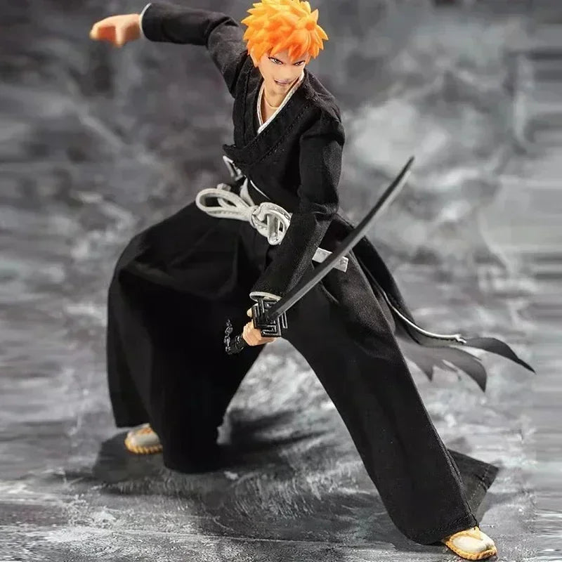 Dasin/Great Toys/GT Bleach Kurosaki Ichigo Aizen Sousuke Ukitake Jushiro Ichimaru Gin 18cm/7inch 1/10 SHF Action Figure