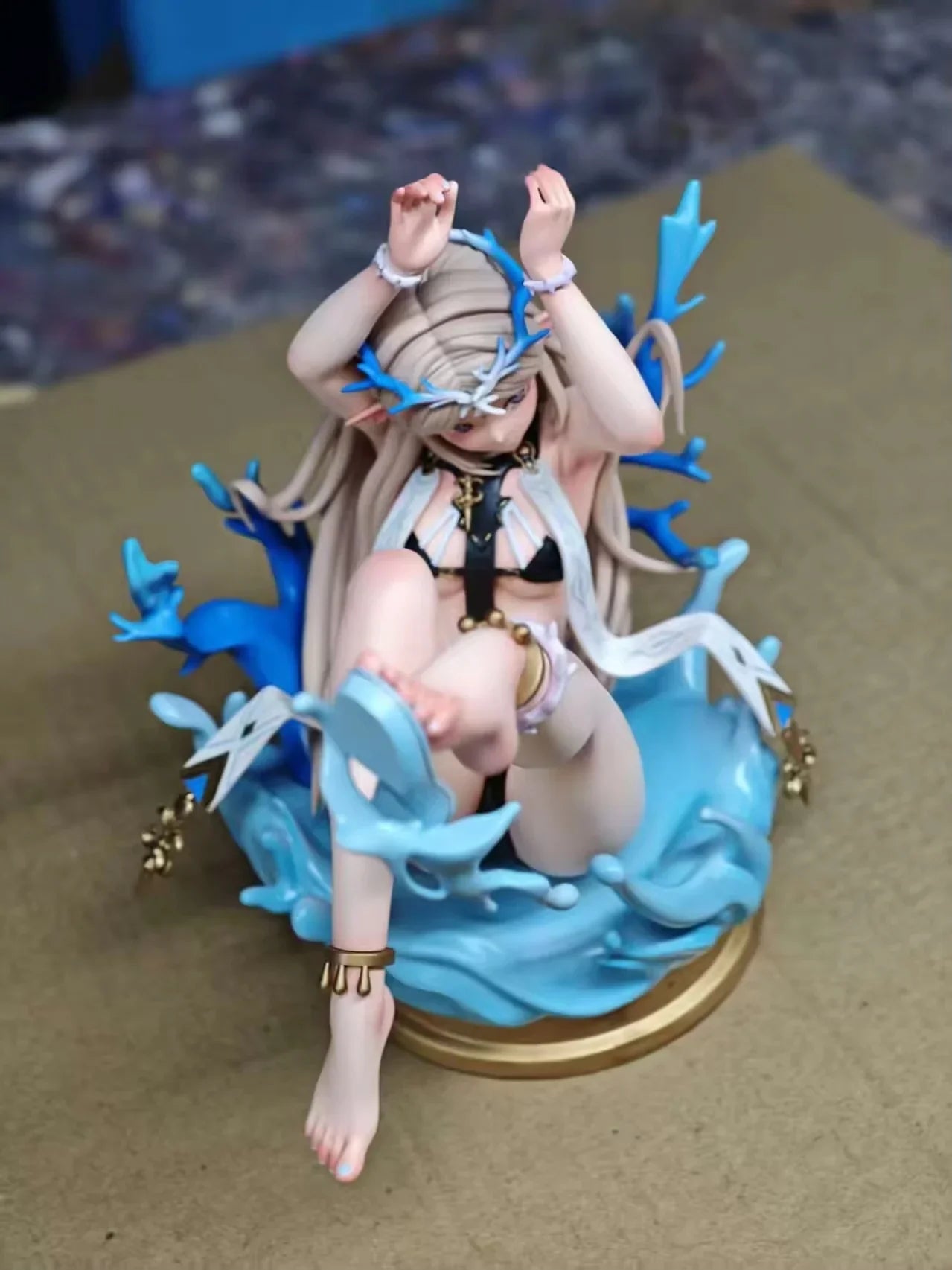 Cartethyia Erciyuan Beautiful Girl Desktop Ornaments Cadicia Chassis Model Garage Kit Action Figure Collectible Gift for Fans