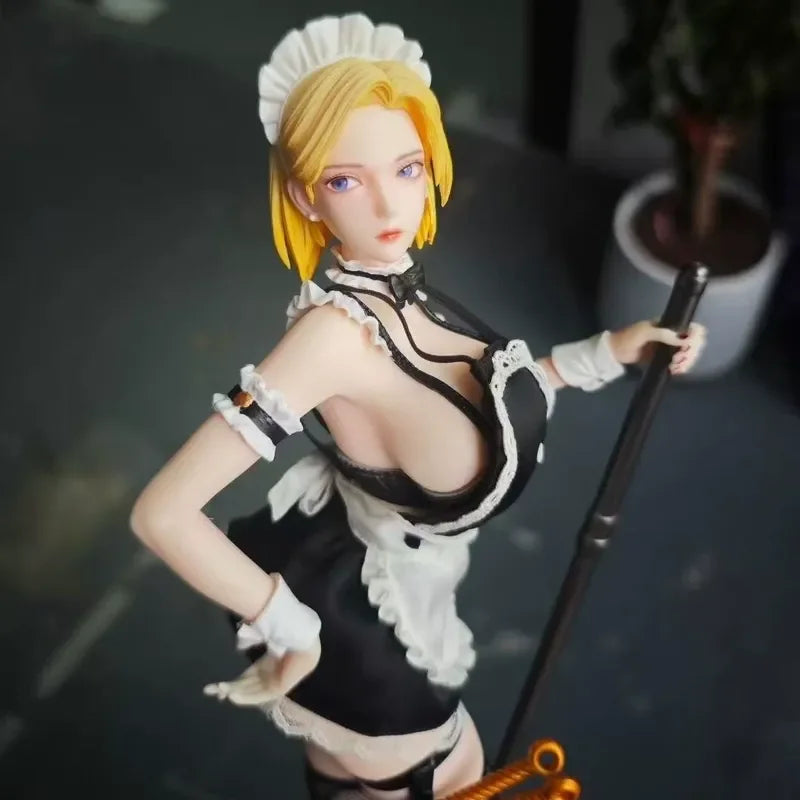 Eds Series Bathroom Maid Joel Spy Play House Animation Model Gk Statue Luxury Action Figure Desktop Toy Ornaments