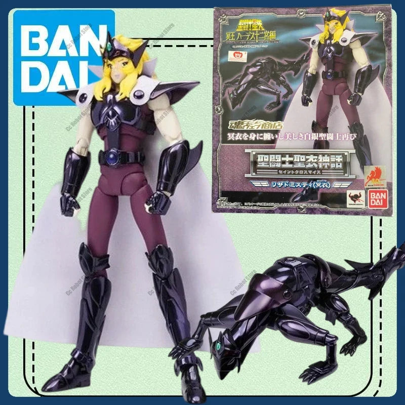 Bandai Saint Cloth Myth Soul Silver Pluto Lizard, Mist Lizard, Misty PVC Action Figures, Toys Collectible Gifts in Stock