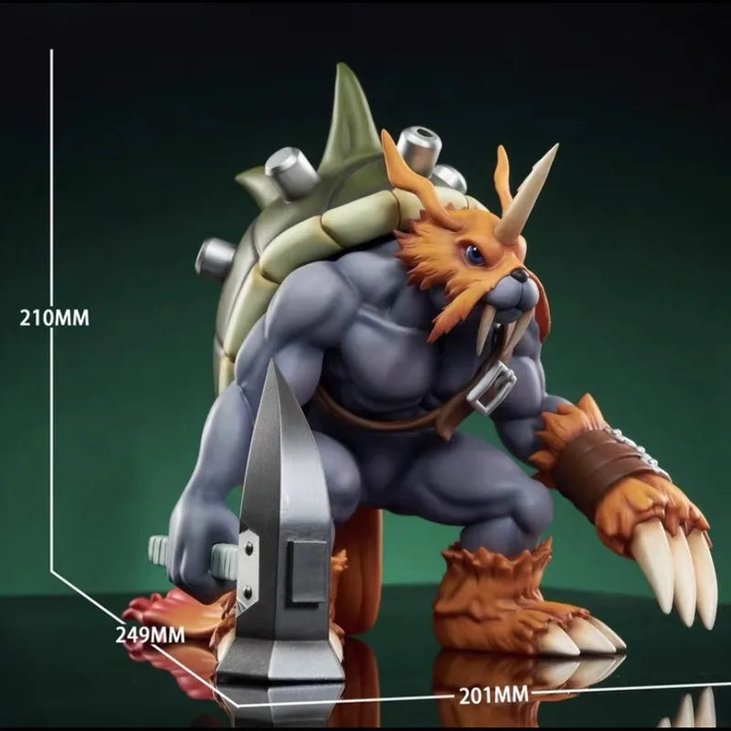 Digimon Adventure Zudomon Anime Figure Garurumon Action Figurine Statue Collection Model Decoration Doll Toys Kids Birthday Gift