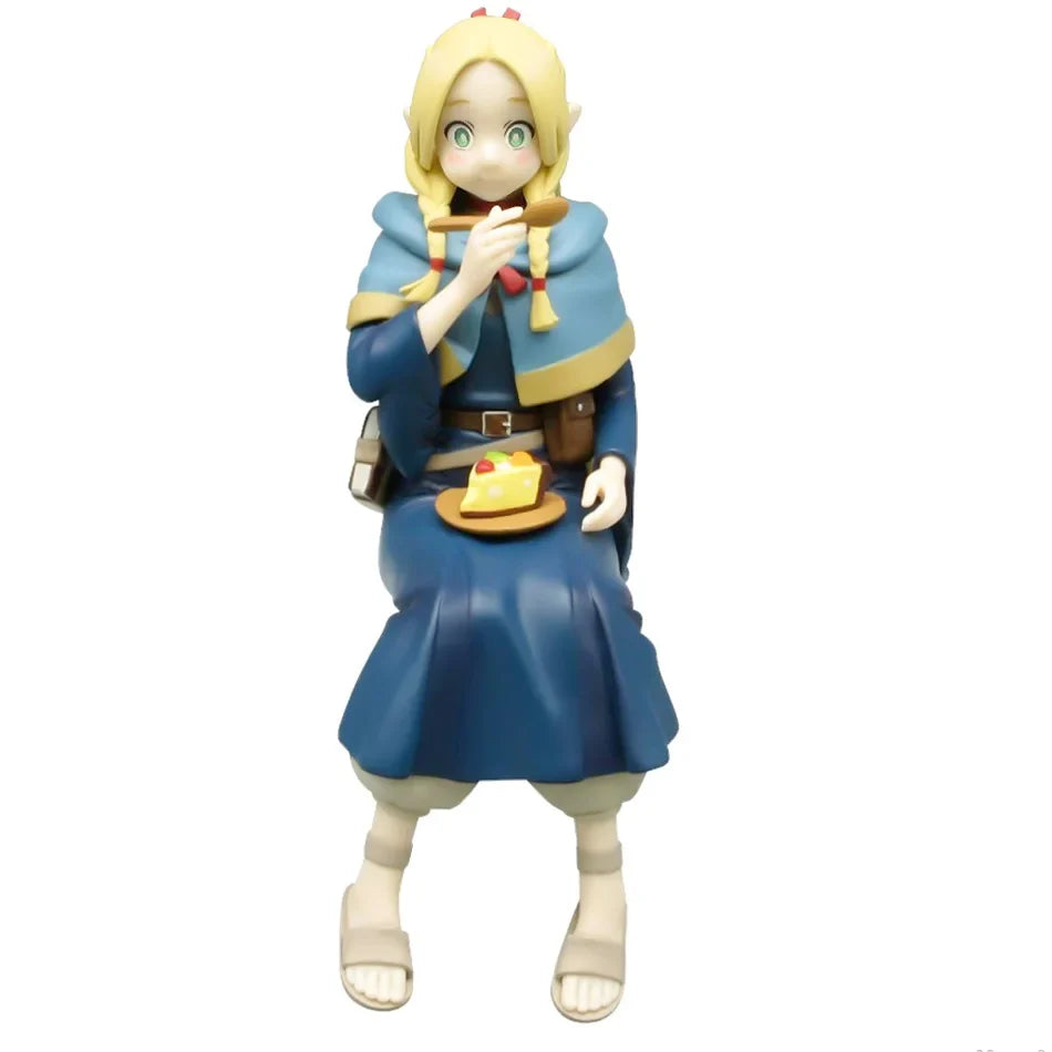 Delicious In The Dungeon Marcil Donato Anime Girl Statue Dungeon Food Leo Stouten Action Figure Model Sitting Doll Toy Gift