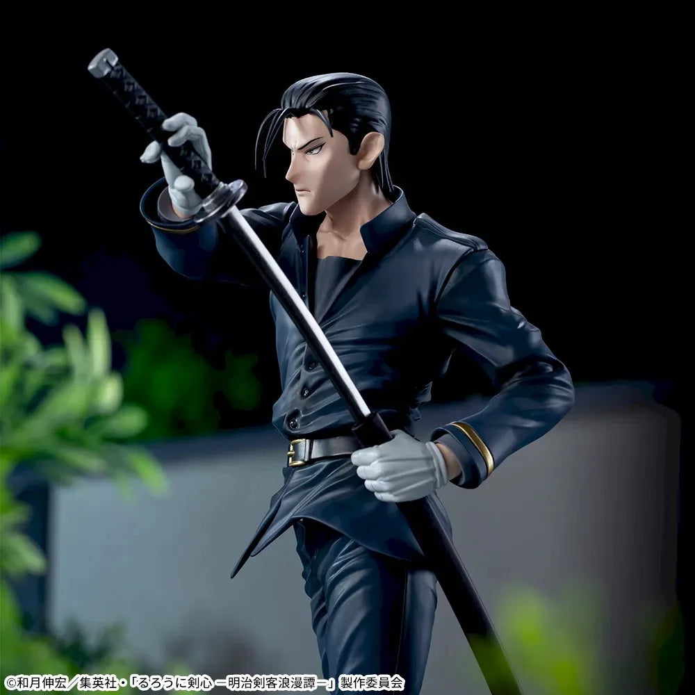 In Stock SEGA Original Genuine Anime Rurouni Kenshin Saitou Hajime Luminasta 21cm Collections Model Toy Figures Birthday Gift