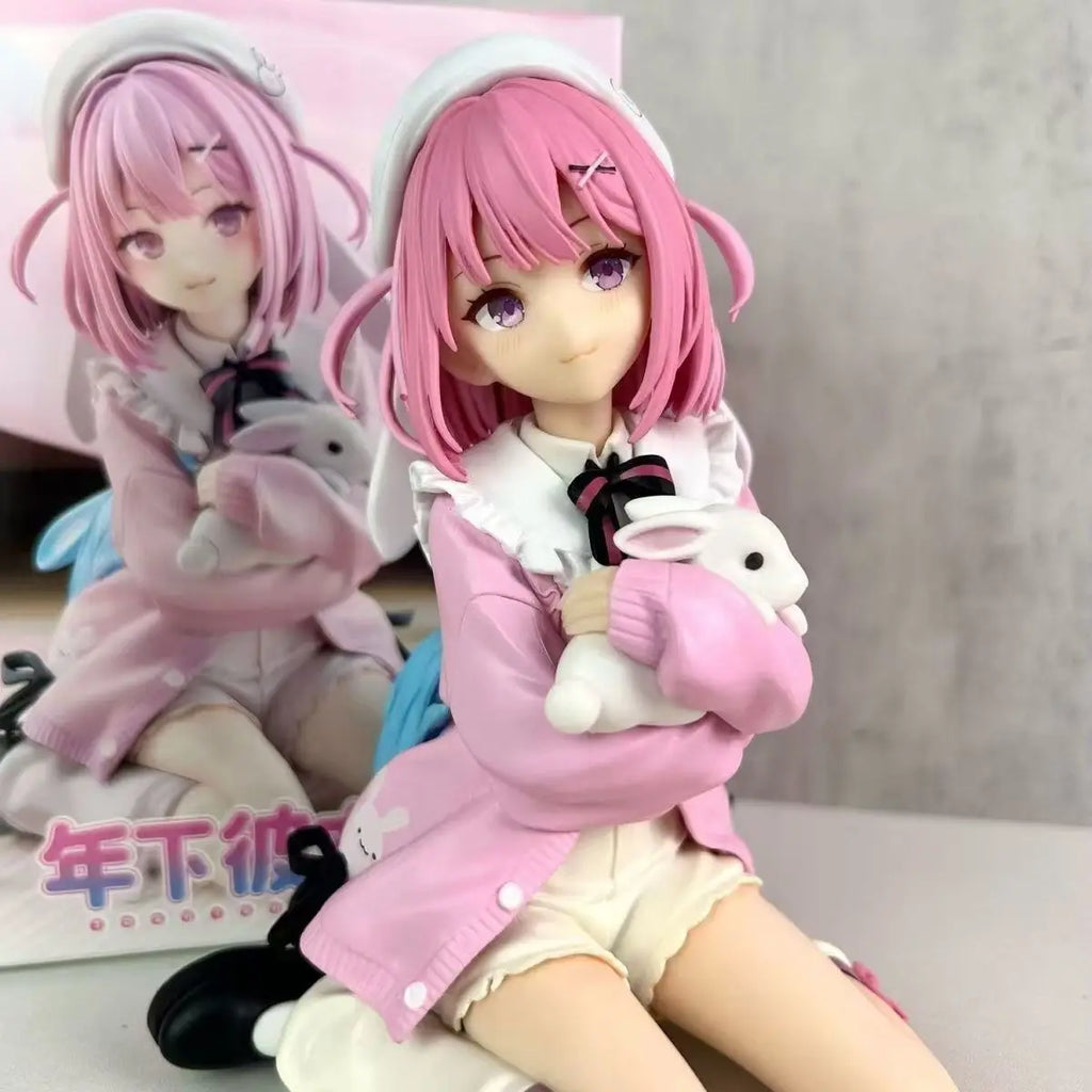 16cm Younger Girlfriend Action Figure Collectible Model Doll Toy Gift  Toshishita Kanojo illustration by ran9u Anime Girl Figure