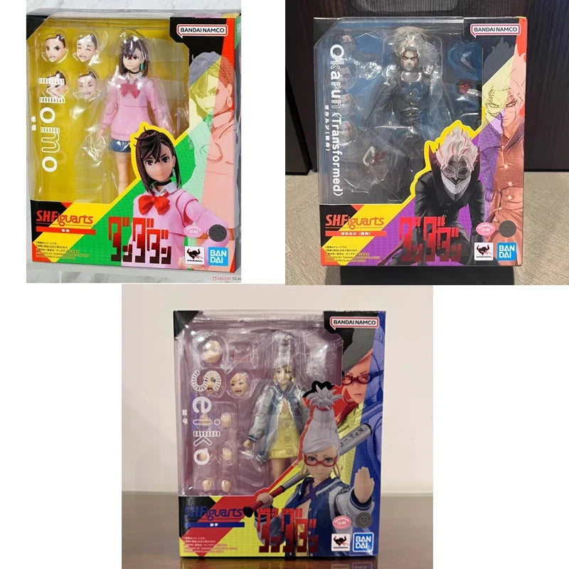 Fast Shipping Bandai Anime SHF DAN DA DAN Ayase Momo OKARUN Takakura Ken SEIKO Original Model Toys Action Figure Children Gift