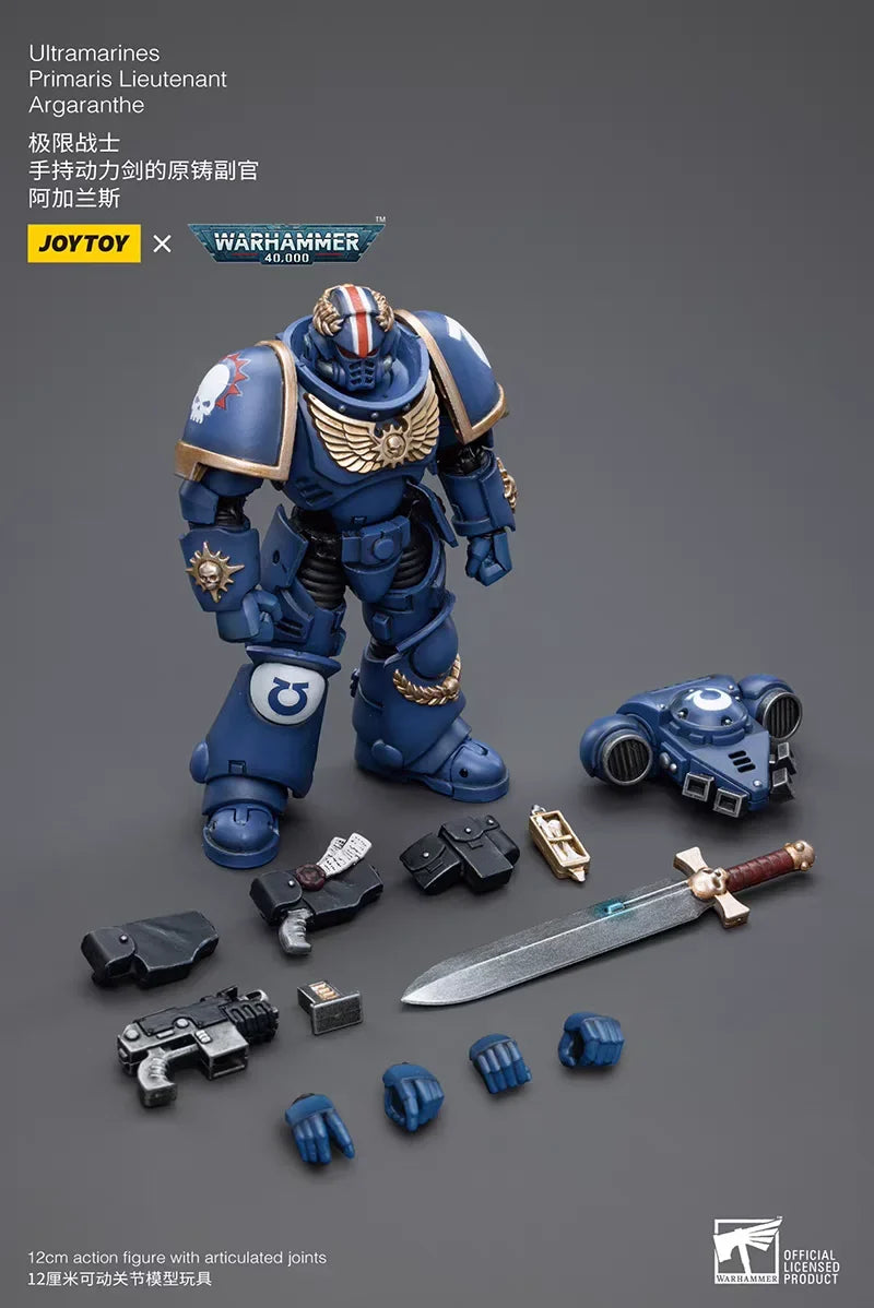 【In stock】 JOYTOY 1/18 action figure warhammer 40k Ultramarines Primaris Lieutenant Argaranthe Figures Anime Ornaments  Gifts