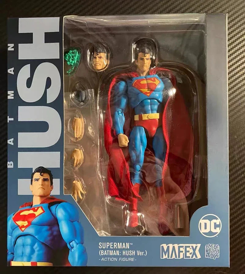 In Stock Original Medicom Toy Mafex (No.117) Batman: Hush - Superman HUSH Ver Anime Figure Action Figure Model Decoration