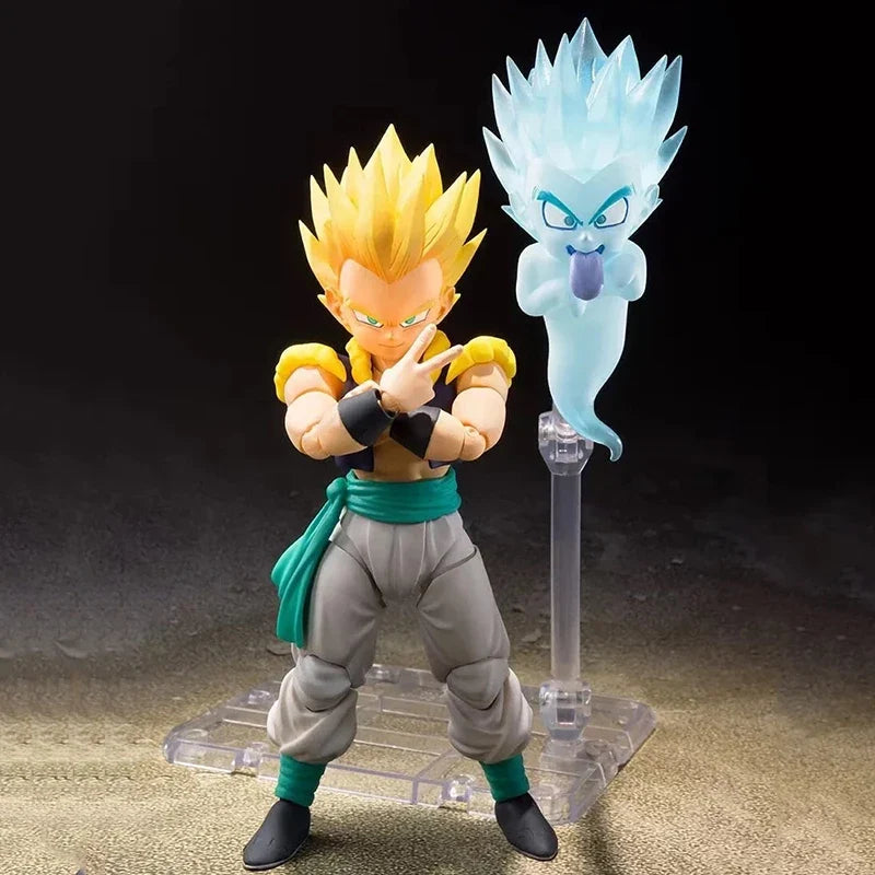 New Dragon Ball Z Anime Figures Shf Super Saiyan Gotenk Action Figure PVC Collection Statue Model Ornament Room Desk Toys Gifts