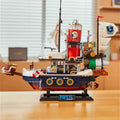Popeye Assembling Building Blocks Toy Steam Treasure Hunt Ship Collection Figure Grade Model Ornaments Building Blocks Gifts