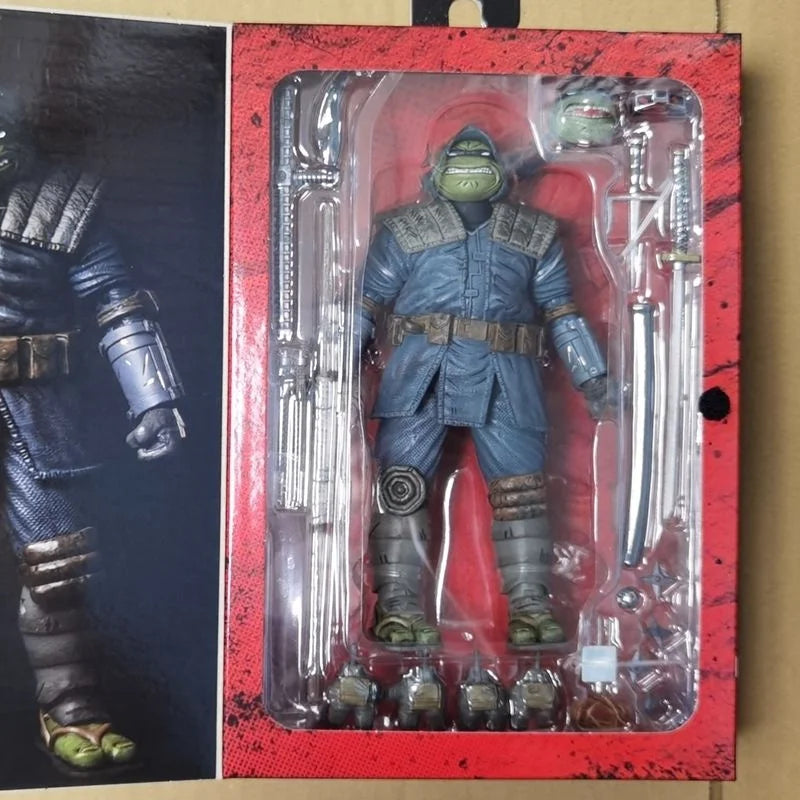 Neca The Last Ronin Action Figure Armored Turtles Cos Leonardo Splinter Raphael Casey Jones Mummy Synja Patrol Bot Footbot Toy