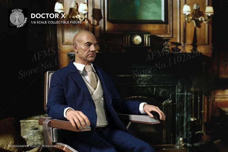 1/6 Scale Collectible Figure X-Men Professor X Charles Francis Xavier Patrick Stewart Full Set 12" Men Soldier Action Figure Toy