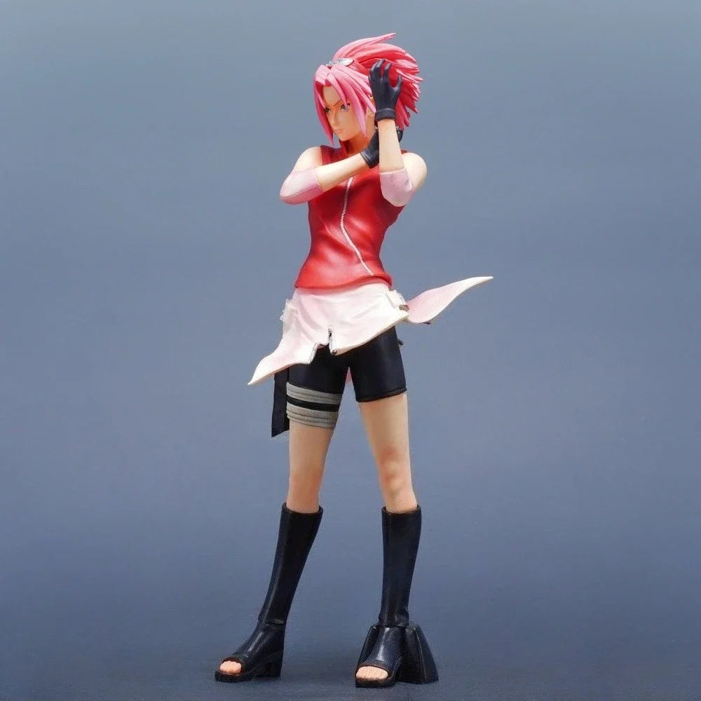 27.5cm/10.83in Anime NARUTO Figure Haruno Sakura Action Figures Pvc Statue Desktop Ornamen Collection Model Toys Gifts