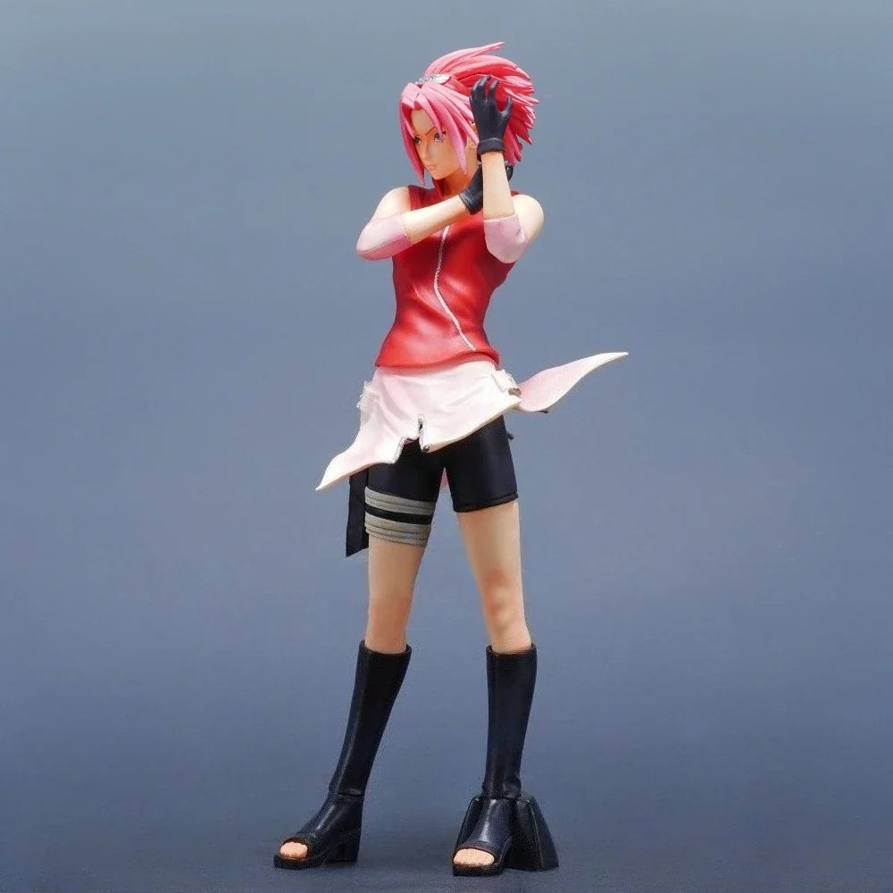 27.5cm/10.83in Anime NARUTO Figure Haruno Sakura Action Figures Pvc Statue Desktop Ornamen Collection Model Toys Gifts