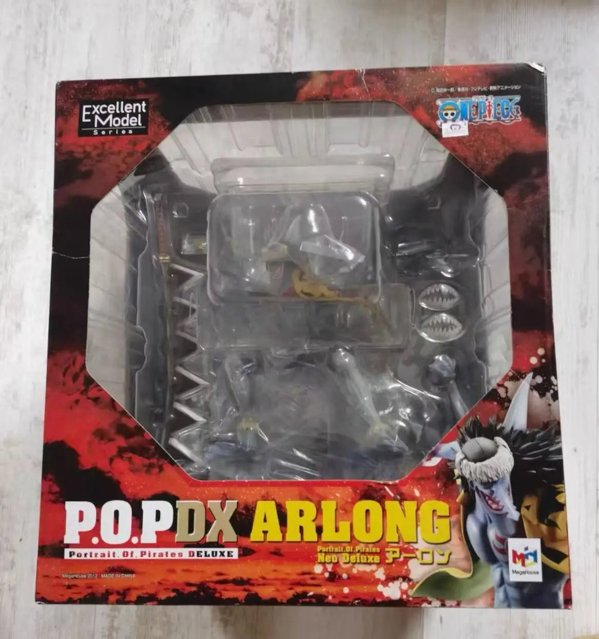 100% Original in Stock MegaHouse Excellent Model, Portrait of Pirates DX One Piece Arlong Anime Figure Collection Series