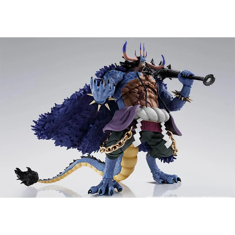100% Original Bandai S.H.Figuarts SHF Kaido Of The Beasts Human Beast Form Kaidou In Stock Anime Action Collection Figures Toys