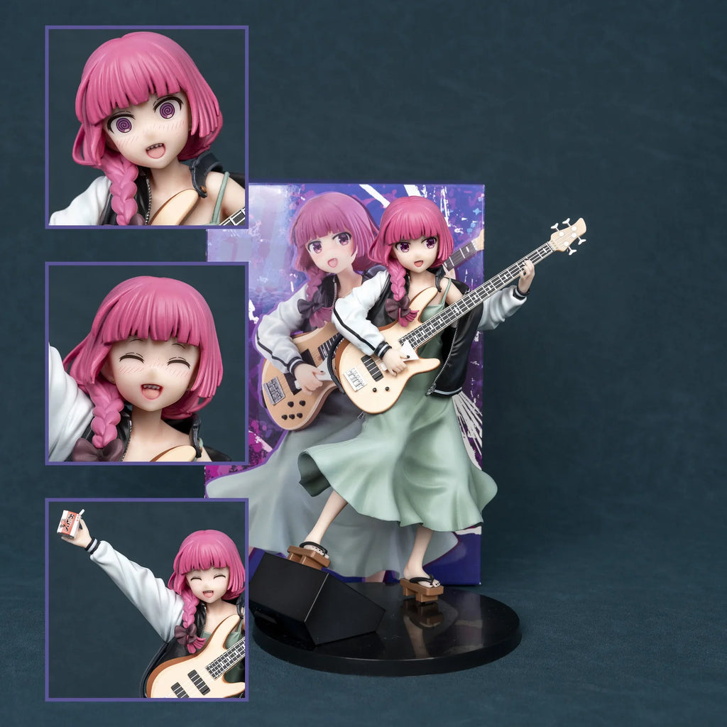 Lonely Rock Kikuri Hiroi Figure Band Bassist Beautiful Girl Anime Japanese Otaku Pc Case Model Christmas Ornament Birthday Gift