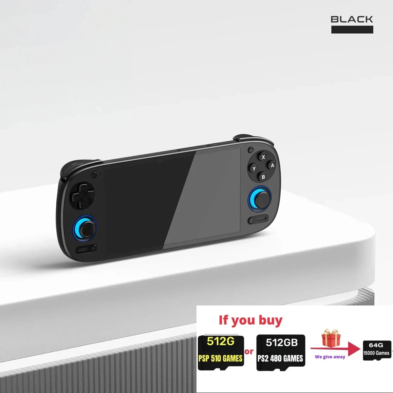 Retroid Pocket 5 RP5 Handheld Game Console 5.5'' AMOLED Screen Android13 Joystick RGB Lighting Effect Active Cooling Video Games