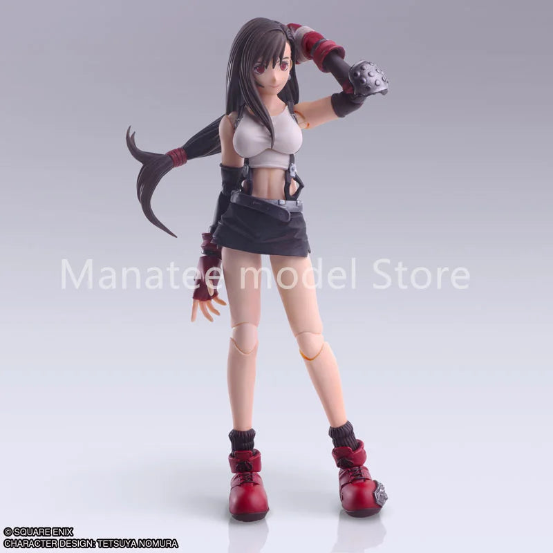 Square Enix Original Final Fantasy VII Bring Arts Tifa Lockhart PVC Action Figure Anime Model Toys Collection Doll Gift