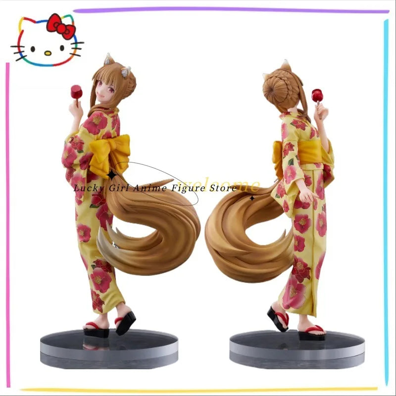 In Stock Original F:NEX MERCHANT MEETS THE WISE WOLF Holo Yukata VER 1/7 2025 New Game Figures Anime Model Collection