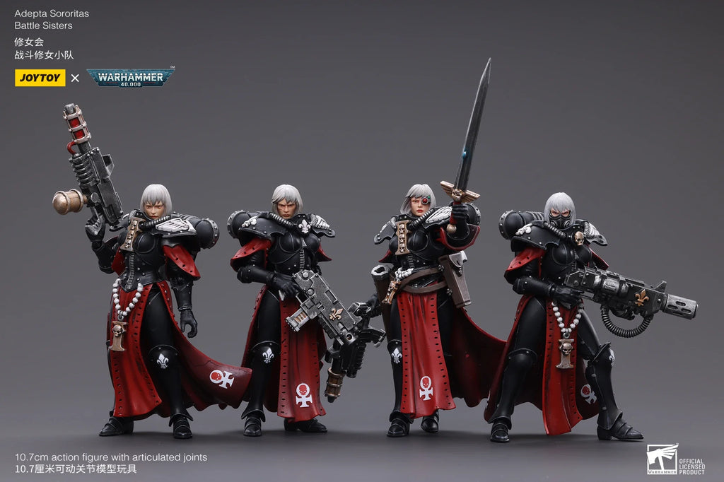 JOYTOY 1/18 Action Figure 40K Battle Sisters  Military Model Re-issue Version in stock