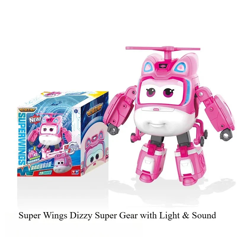 AULDEY Original Super Wings Spielzeug Kofi Silver Shark Limited Edition Große Deformation Roboter Jungen Geschenk zum Kindertag