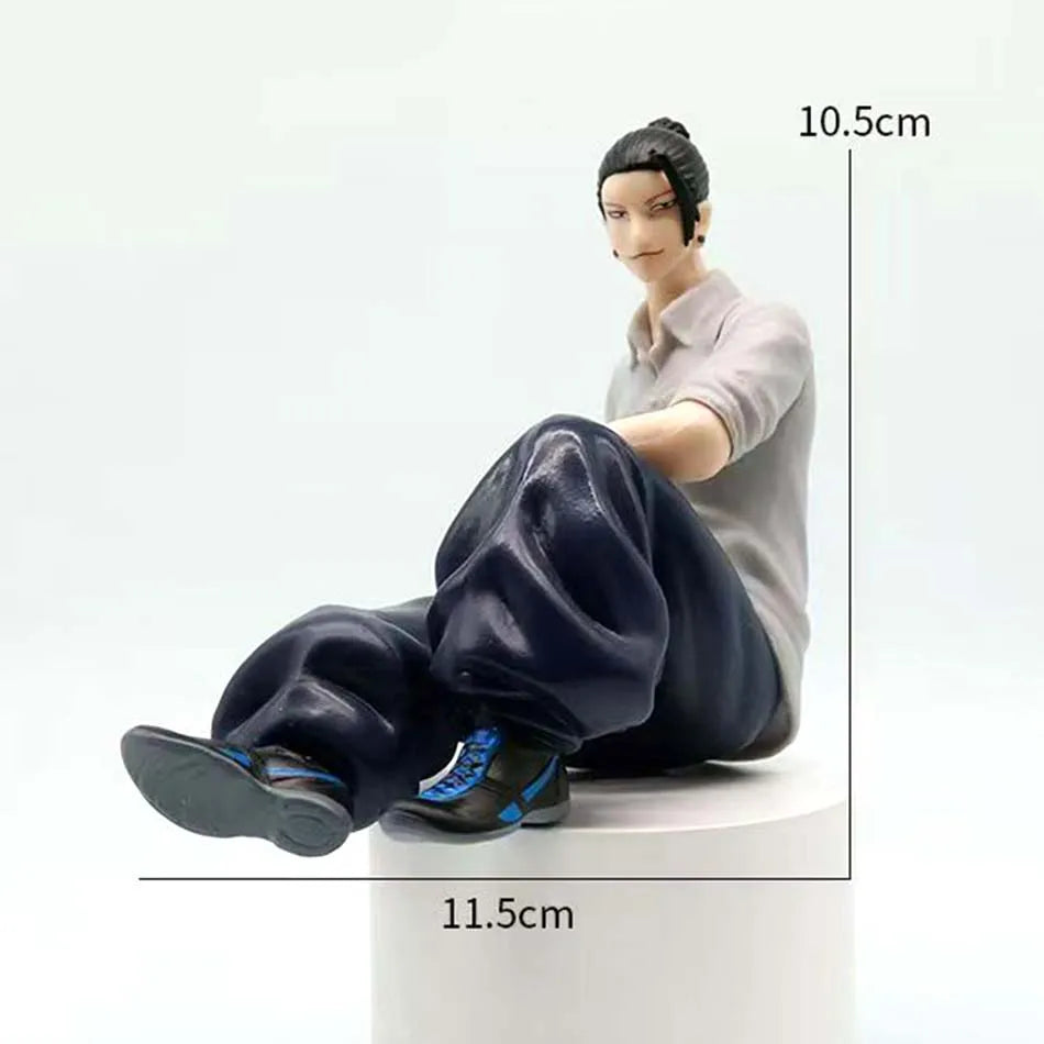 Hot Jujutsu Kaisen Mini Figures Satoru Gojo Figure Action Geto Suguru Figurine Q Version Anime Model PVC Collection Toys Statue