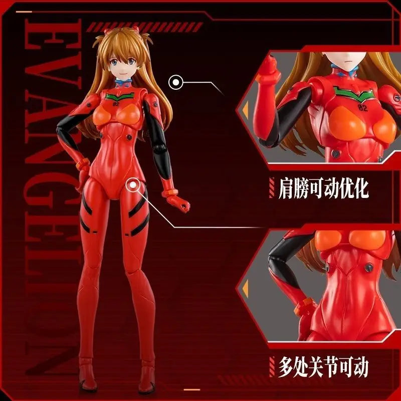 New Blokees Neon Genesis Evangelion Miracal Version Eva Ayanami Rei Asuka Langley Soryu Action Figures Assembled Model Gift
