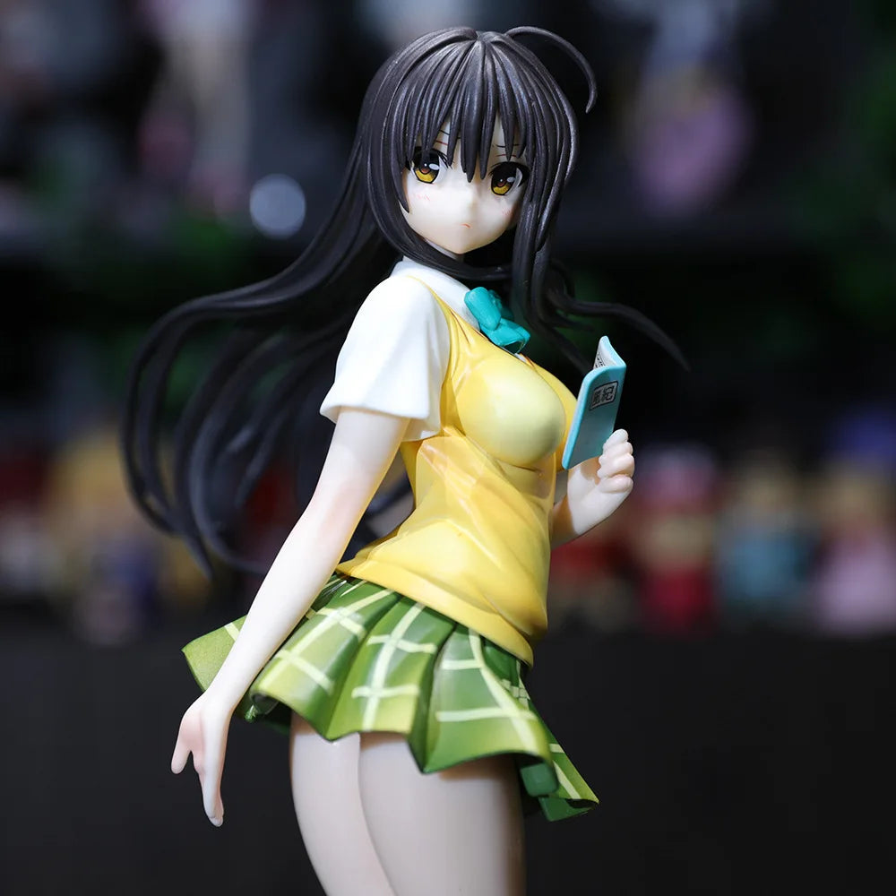 23,5 cm Kotegawa Yui Anime Figur Kawaii Mädchen Figur Modell Puppe Sammeln Desktop Deko Chassis Ornament Spielzeug Otaku Überraschungsgeschenk