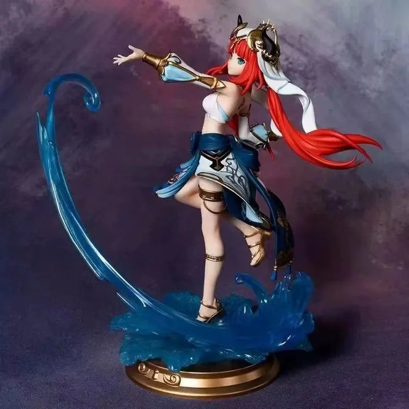 Nilu Garage Kit Female Dancer Action Figure - Cartoon Beautiful Girl Model Ornament for Collectors And Gifts