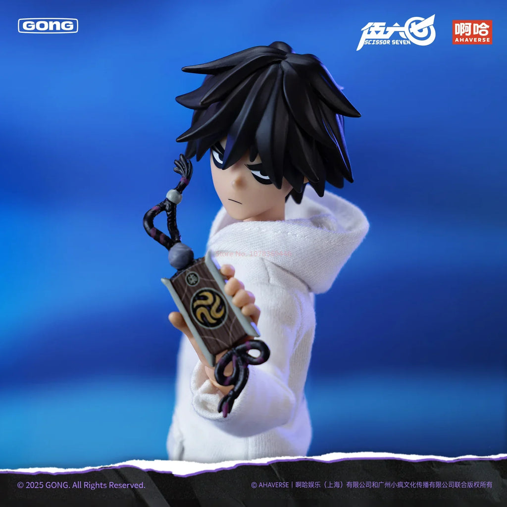 The First Original Creation 22cm Scissor Seven Action Figure Model 1/8 Anime Series Killer Seven Model Toy Collectible Gift