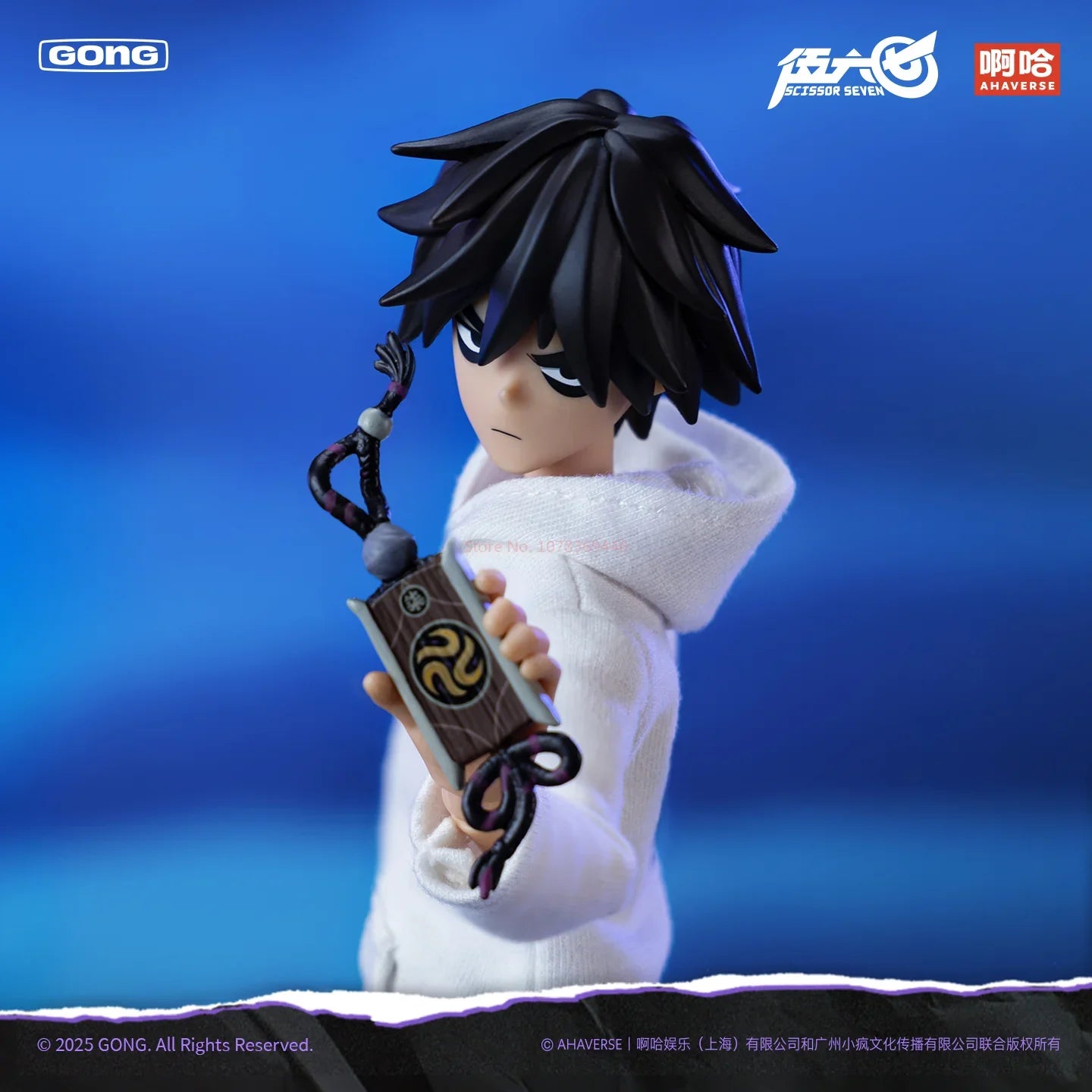 The First Original Creation 22cm Scissor Seven Action Figure Model 1/8 Anime Series Killer Seven Model Toy Collectible Gift