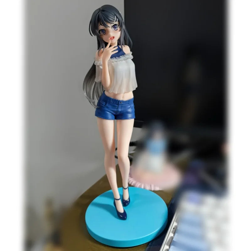 In Stock New Original Furyu  Anime Figure Rascal Does Not Dream Series Sakurajima Mai  Desktop Model Decoration No Box Gift