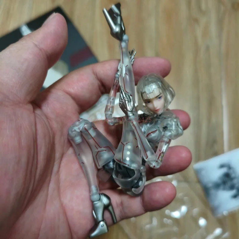 New Guke 1/12 Scale Women Soldier Robot Agent C1 Action Figure Model Transparent Skeleton Full Set 6-Inches Collection Toys Gift