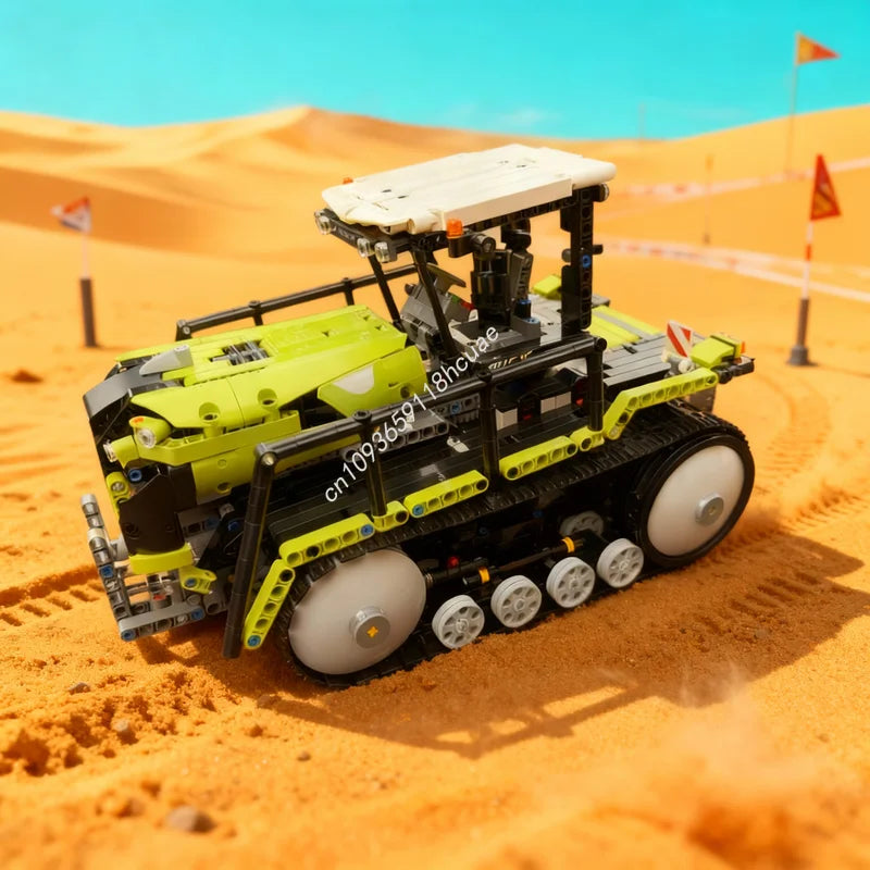 1619 Teile MOC Claas Challenger VC Technik Modell Bausteine Architektur DIY Weihnachtsgeschenke Kreative Spielzeugidee Bildung