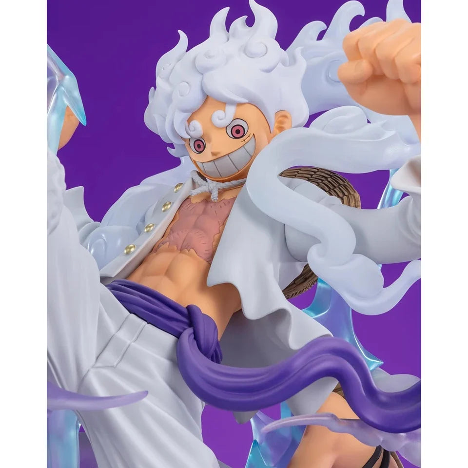 Original Genuine Bandai One Piece Figuarts Zero Gear 5 30cm Luffy Action Figure Collectible Model Toy Drop Shipping