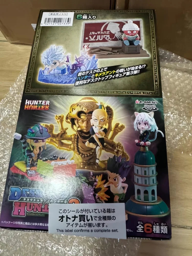 [In Stock] Genuine Anime Toy Hunter × Hunter Desktop Collection Gon · Freecss Killua Zoldyck Figure Model Ornament Toy Boy Gift
