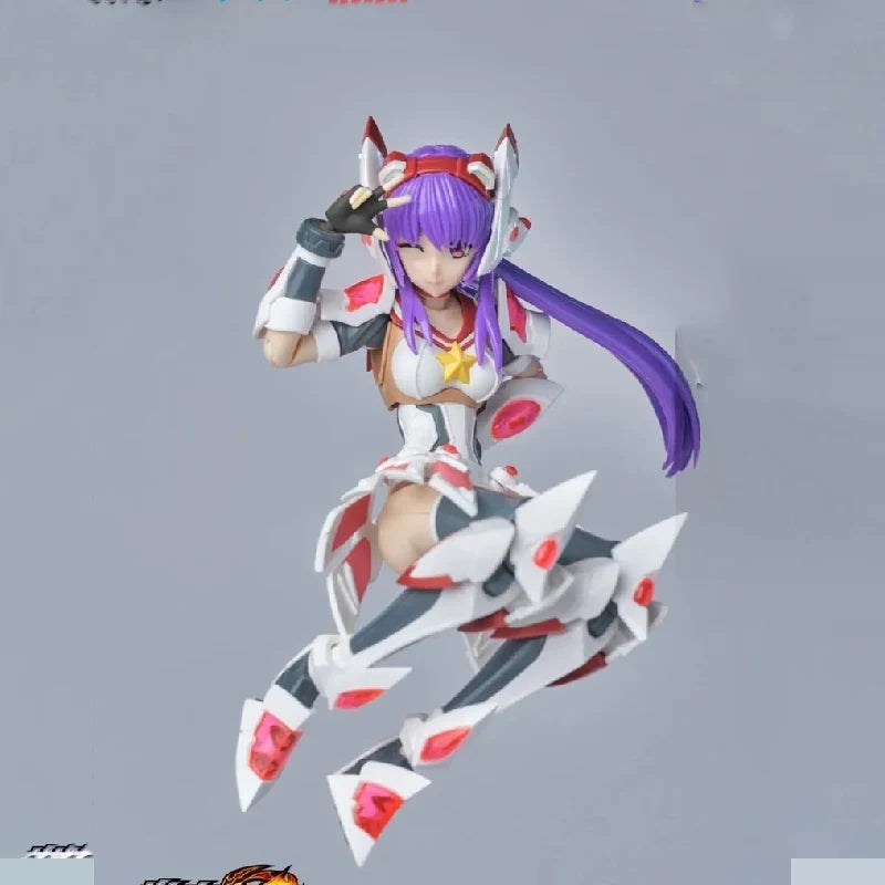 Original THE KING OF FIGNTERS XIV ATHENA ASAMIYA Anime Action Figure Assembly Model Toys Collectible Model Ornaments Gifts
