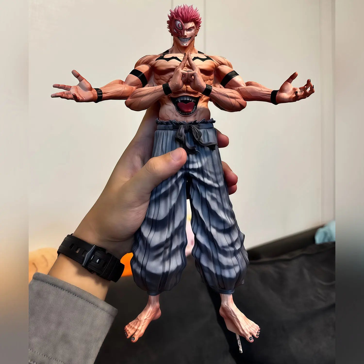 Jujutsu Kaisen Anime Statue: Ryomen Sukuna Early Form, 12 inch (30cm) Collectible Model Figure, Cursed Spirit Display