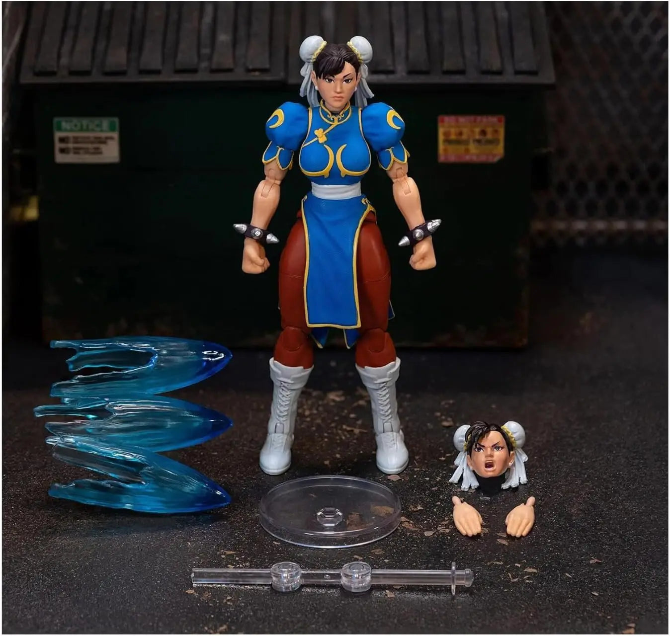 Jada toys Street Fighter II 6" Chun Li Action Figure Street Fighter 2: The Final Challengers Action Figure Model Doll